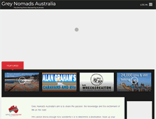 Tablet Screenshot of greynomadsaustralia.com.au